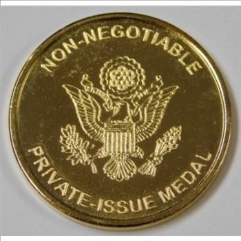 Barack Obama - Private Issue Proof Presidential Medallion/Coin - 44th President - Non-Negotiable