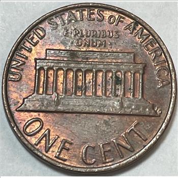 MINT ERROR 1982 Lincoln Memorial Cent Off-Center Broadstruck Error
