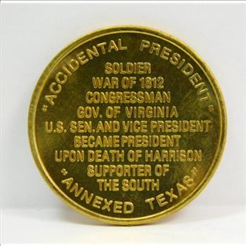 John Tyler - 10th President - Commemorative Coin/Medal