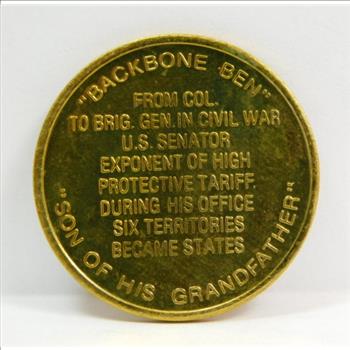 Benjamin Harrison - 23rd President of the United States - Commemorative Coin/Medal