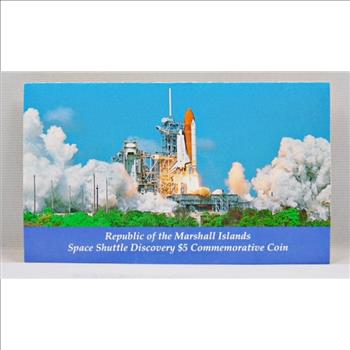 1988 $5 Space Shuttle Discovery Commemorative Coin