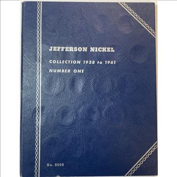 Jefferson Nickel Collection 1938-1961 Album w/32 Coins Included