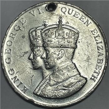 1937 King George VI & Queen Elizabeth Commemorative Coronation Medal