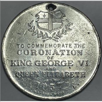 1937 King George VI & Queen Elizabeth Commemorative Coronation Medal