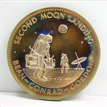1969 Apollo XII - Second Moon Landing - Commemorative Coin/Medal Proof Condition