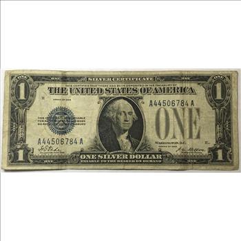1928 $1 Funny Back Silver Certificate - Payable in One Silver Dollar