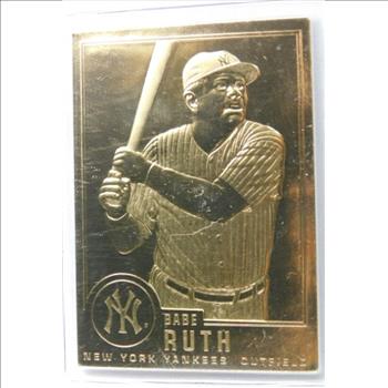 Discover The Hidden Value Of Your Babe Ruth Gold Card - 9a400ba