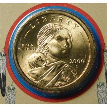 HIGH GRADE!! - 1999 and 2000 U.S. Dollar Coins - One Susan B. Anthony Dollar and One Sacagawea Dollar - Graded Uncirculated and Packaged by The Littleton Coin Company
