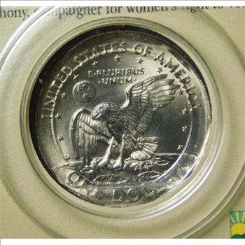 HIGH GRADE!! - 1999 and 2000 U.S. Dollar Coins - One Susan B. Anthony Dollar and One Sacagawea Dollar - Graded Uncirculated and Packaged by The Littleton Coin Company