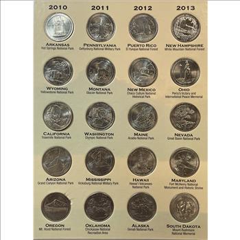 Complete 2010-2021 National Parks Quarter Set - Total of 60 Coins Included