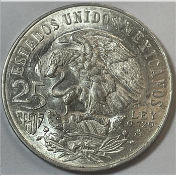 1968 Mexico Olympic Games Silver Commemorative 25 Pesos