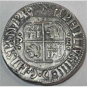 1 oz .999 Fine Silver 1690 Peru 8 Reales Silver Bullion Round
