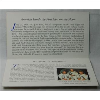 1989 $5 Commemorative Coin - First Men On The Moon - Republic of the Marshall Islands