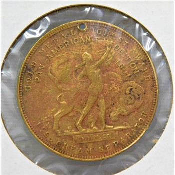 U.S. Cream Separator Token High Grade