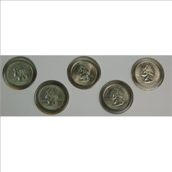 The Complete Colorized 20th Century State Quarter Collection w/COA