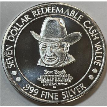 .999 Fine Silver Kauai - The Garden Isle - Sam Boyd's California Hotel - Las Vegas - .80 oz Silver Casino Token