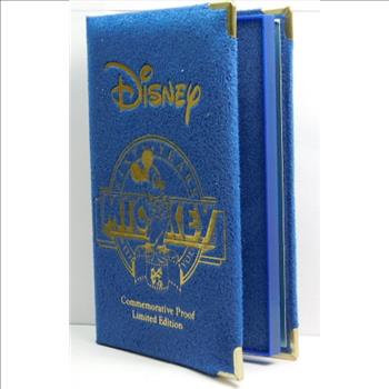 1988 MICKEY MOUSE - 60 Year Commemorative 1 oz .999 Fine Proof Silver Coin - Serial Number 43746 - Beautiful Gift Packaging