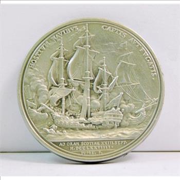 Medal Awarded to Captain John Paul Jones for the Capture of the Serapis,1770 - 1.5
