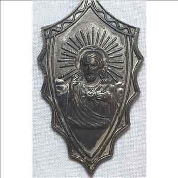 Sodality Virgin Mary Jesus Christ Catholic Pinback Medal
