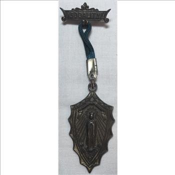 Sodality Virgin Mary Jesus Christ Catholic Pinback Medal