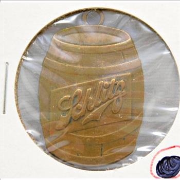 Vintage Schlitz Beer Keg Key Chain - Watch Fob