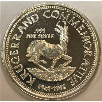 1967-1982 Silver Krugerrand Commemorative 2 Gram Proof Coin