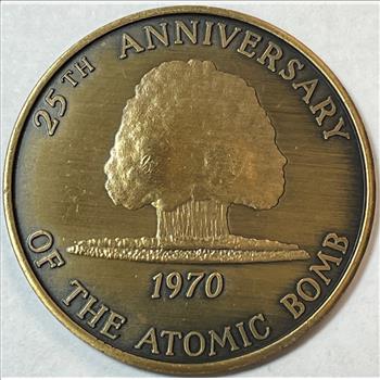 1970 Trinity Site 25th Anniversary of the Atomic Bomb New Mexico Uncirculated Commemorative Coin/Medal