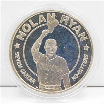 1993 $1 Nolan Ryan - Baseball Seven Career No-Hitters Commemorative Coin