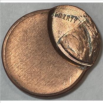 MINT ERROR Lincoln Cent OFF CENTER Error