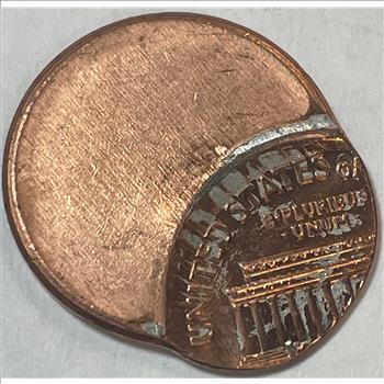 MINT ERROR Lincoln Cent OFF CENTER Error