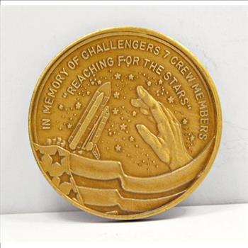 1986 Space Shuttle Challenger Tragedy Memorial Commemorative Coin