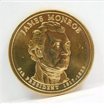 2008-D Brilliant Uncirculated James Monroe Commemorative Presidential Dollar