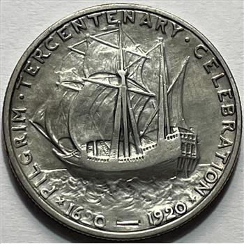 1920 Pilgrim Tercentenary Commemorative Silver Half Dollar