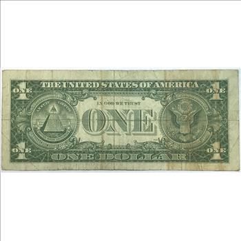 1957 $1 STAR NOTE Silver Certificate Replacement Error