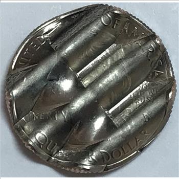 MINT ERROR - 2013-D Mount Rushmore US Mint Waffle Coin Quarter Error