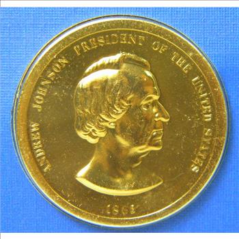 Andrew Johnson Presidential Commemorative Medal and FDC