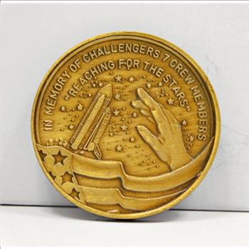 1986 Space Shuttle Challenger Tragedy Memorial Commemorative Coin
