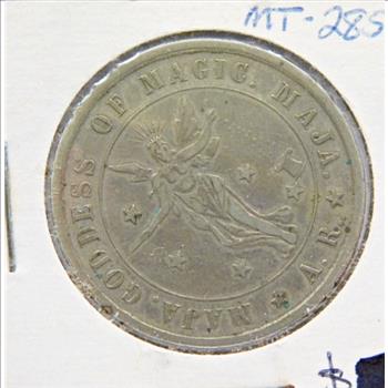 1925 Maja Goddess of Magic Coin