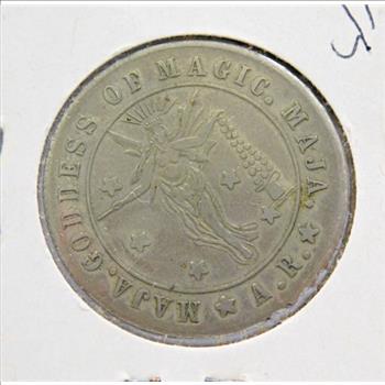 1925 Maja Goddess of Magic Coin