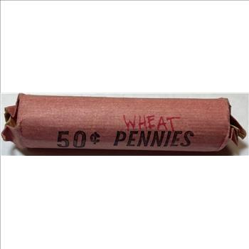Mixed Date Roll of Wheat Cents