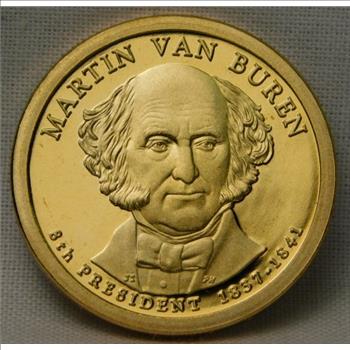 2008-S Proof Martin Van Buren Presidential Dollar ($1) - High Mirror