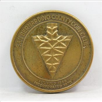 San Bernardino County Coin Club Commemorative Medal/Coin - 1997 - 200 Years of the U.S.S Constitution - 