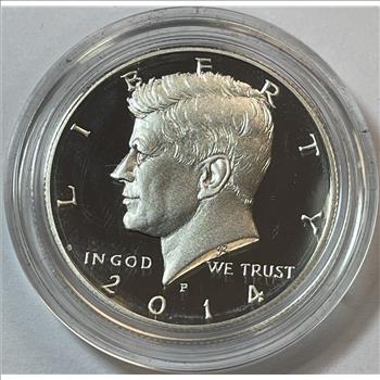 2014-P PROOF Silver Kennedy Half Dollar - 50th Anniversary Commemorative Coin