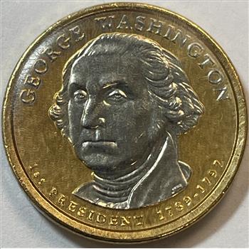2007 George Washington Colorized Dollar