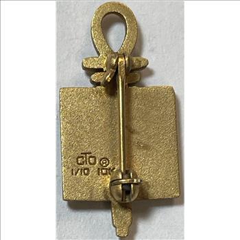 Vintage 10K Gold Filled Fraternity Pin - 2.3 Grams Total Weight