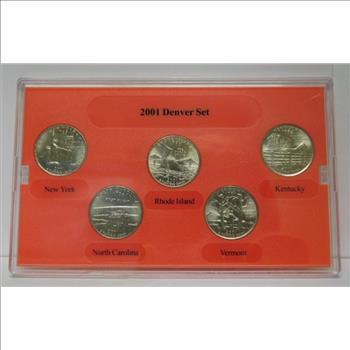 2001 Denver Mint Edition State Quarter Collection - With Original Box and COA