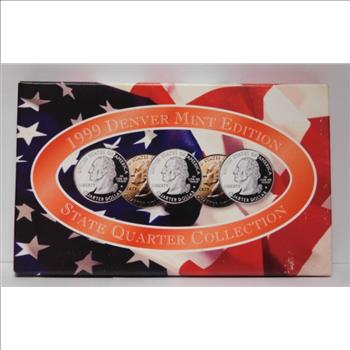 1999 Denver Mint Edition State Quarter Collection - In Original Box with COA