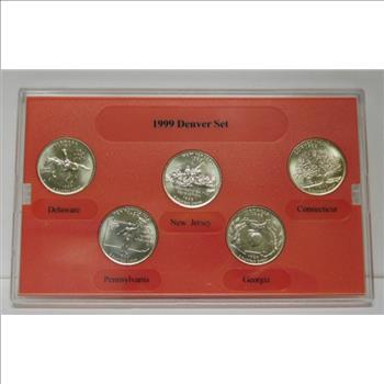 1999 Denver Mint Edition State Quarter Collection - In Original Box with COA