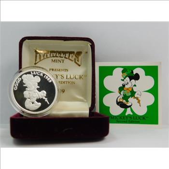 Disney's .999 Silver Proof 1 Troy Ounce Silver Round 