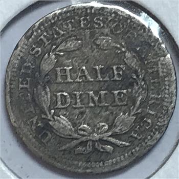 1841 Seated Liberty Silver Half Dime